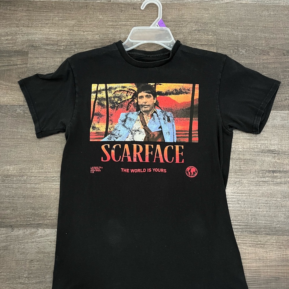 Graphic Image Black Scarface Tee